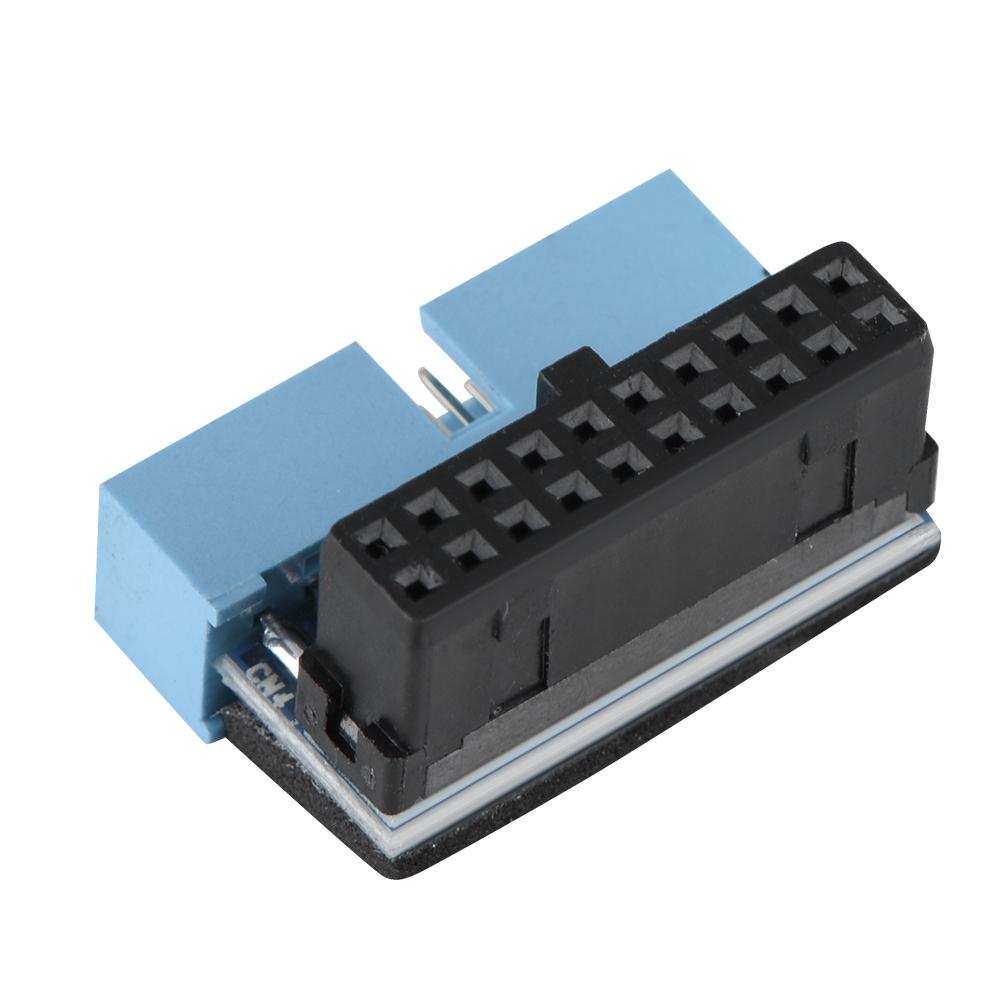 5 Stück 90 Grad gewinkelt USB 3.0 19-Pin Motherboard Interner Header