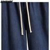 DIMANAF 2024 New Plus Size Jeans Summer Women Basic Elastic Wide Leg Pants Loose Casual Female Blue Trousers Pants 5XL A