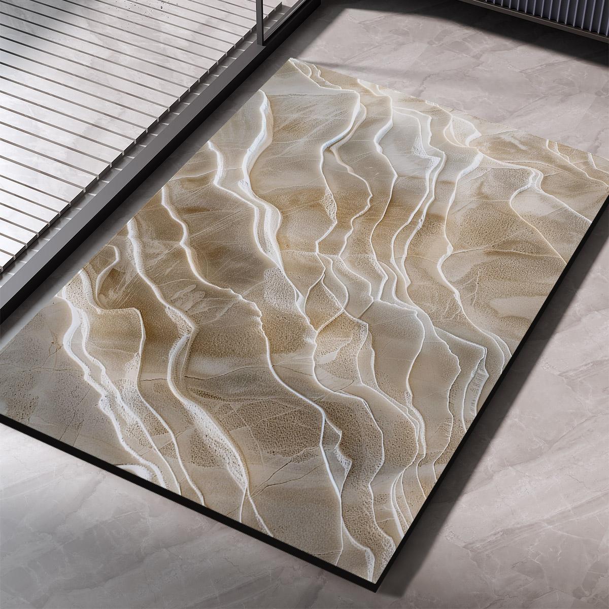 

Роскошные суперабсорбирующие коврики для ванной, быстросохнущий коврик для ног, нескользящий коврик для душа, коврик для унитаза, моющийся 40cmx60cm