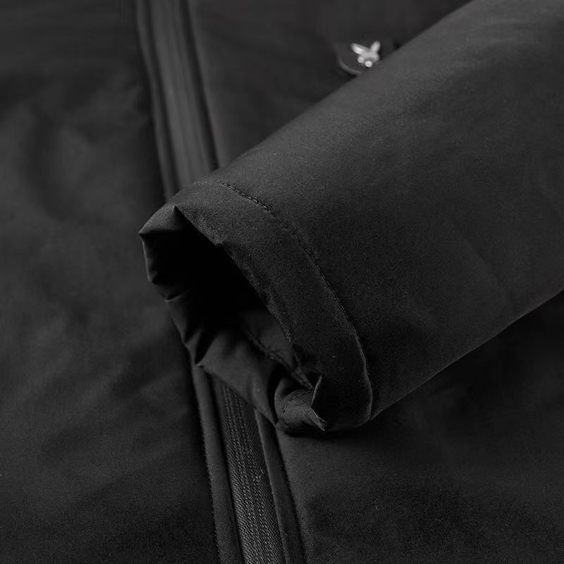 Padded Clothes Men's Thickened Jackets Winter New Velvet Padded Jackets Stand-up Collar Warm Casual Middle-aged and Elderly Dad Padded Clothes