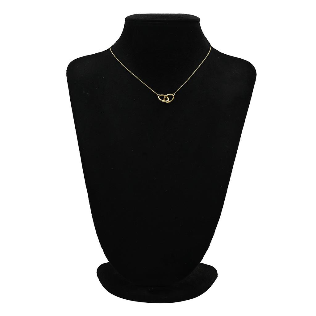 Tiffany & Co Double loopNecklace 18K Yellow Gold Array
