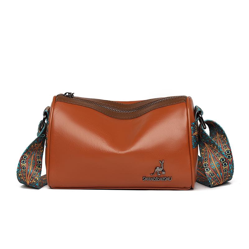 Oil Wax Skin Shoulder Crossbody Bags for Women Wallet Brand Leather Ladies Designr Handbags Winter Style Messenger Bags Sac Main