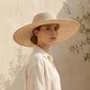 Big Vintage Fascinator Hat Wide Brim Masquerade Top Hat Sweet Bride Headdress  Wedding