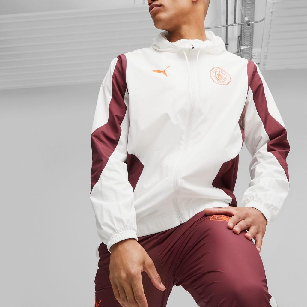 Puma Manchester City Mens Prematch Anthem Jacket Men Jacket White 772846-11