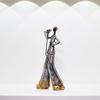 Vintage Music Saxophone Bookcase Ornament Band Character Miniature Figurine Craft Home Decor Accessory