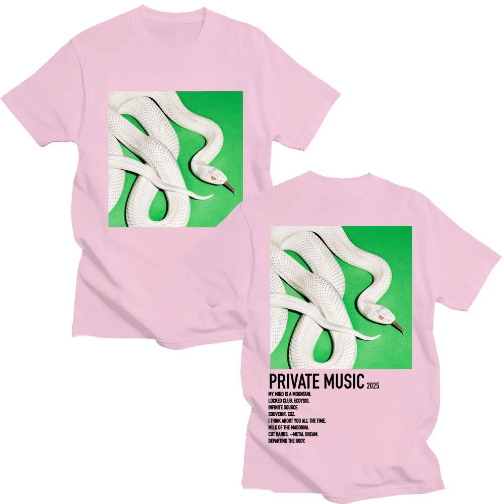 Rock Band Deftones Private Music Album Snake 2025 T-shirt Fashion Hip Hop Vintage Male T Shirts Men Women Cotton Loose Tee Shirt