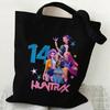 Kpop Witch Hunter Girls Birthday Printed Canvas Bag 35*40 Single Shoulder Handbag Supermarket Shopping Bag