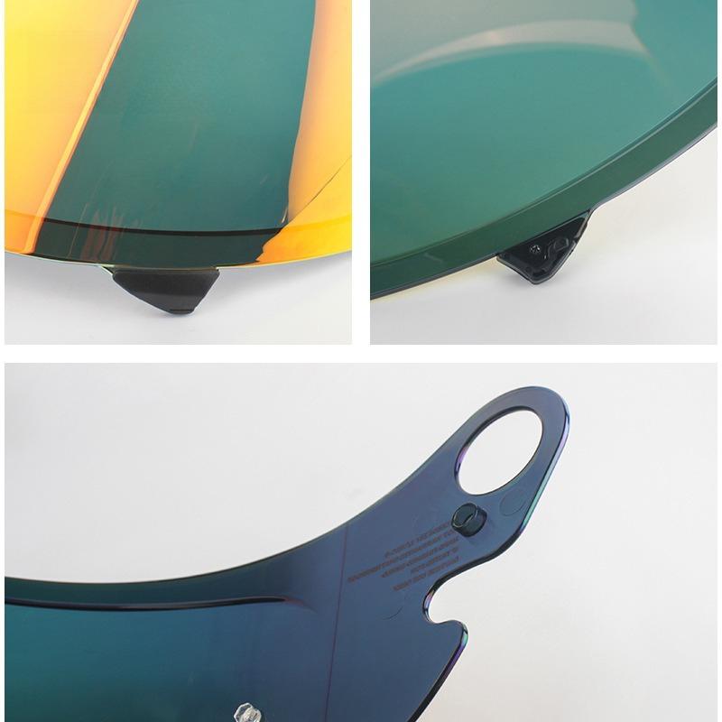 FOR SHOEI Glamster Motorcycle Helmet Len Retro Full Face Helmet Visor Anti-UV Glamster CPB-1V Casco Helmet Replacement Parts