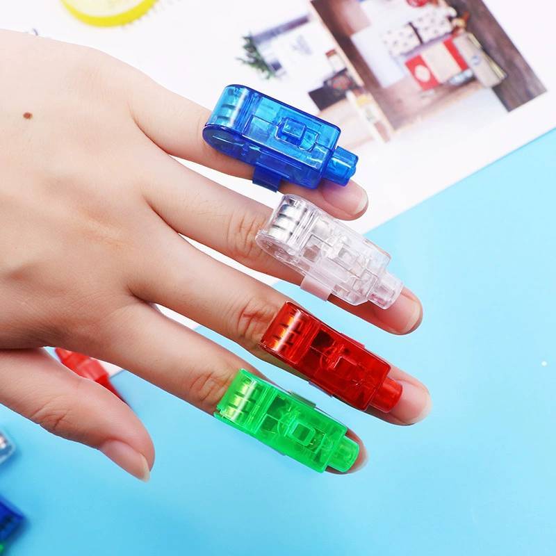 Juguete de Dedos con Luz LED para Fiestas de Discoteca y Conciertos con Efectos de Parpadeo de Colores para Niños y Adolescentes