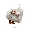 Cute Cartoon Bow Cloud Car Storage Bag Air Vent Hanging Leather Organizer Box Glasses Phone Holder Car Interior Accessories
