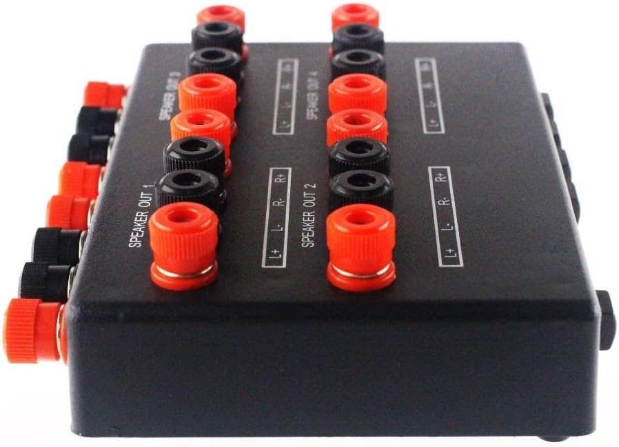 Basicest Banana Plug 2 In 4 Out Speaker Selector Switch