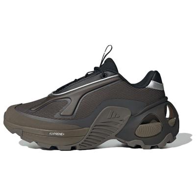 Wonder Runner Comfortable Fabric Synthetic Leather Low-Top Casual Running Shoes Unisex Sneakers Brown Black JP5262