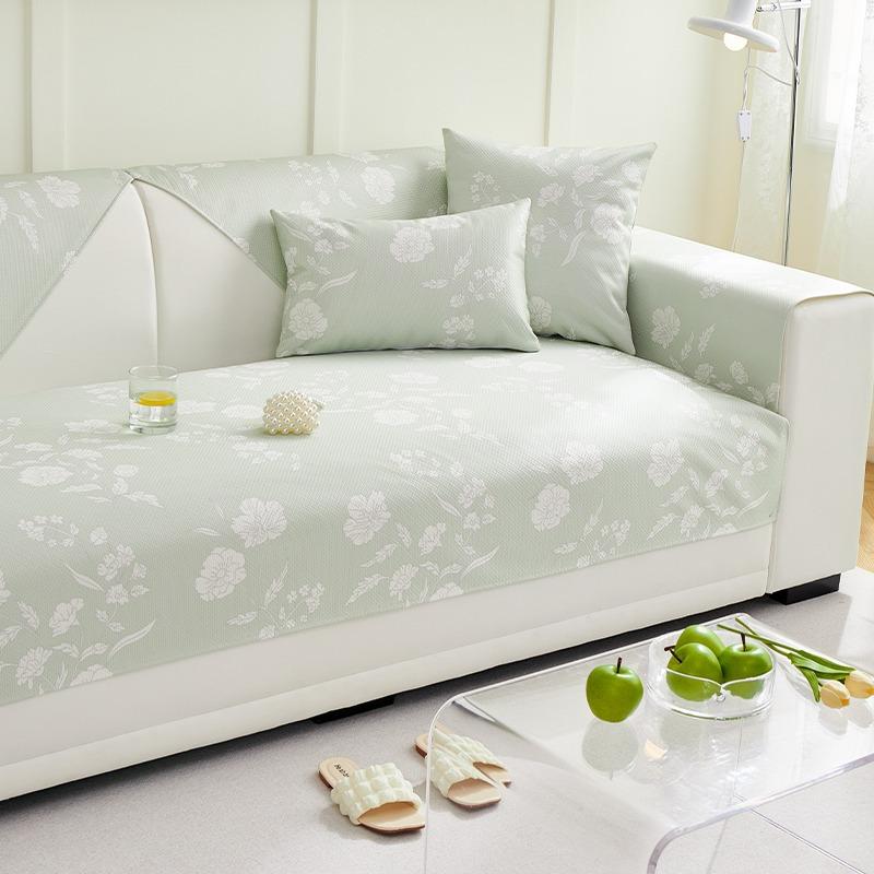 Technology Cool Ice Silk Sofa Cushion Summer Summer Sleeping Mat Non-Slip Cushion Sofa Cover Washable Cushion