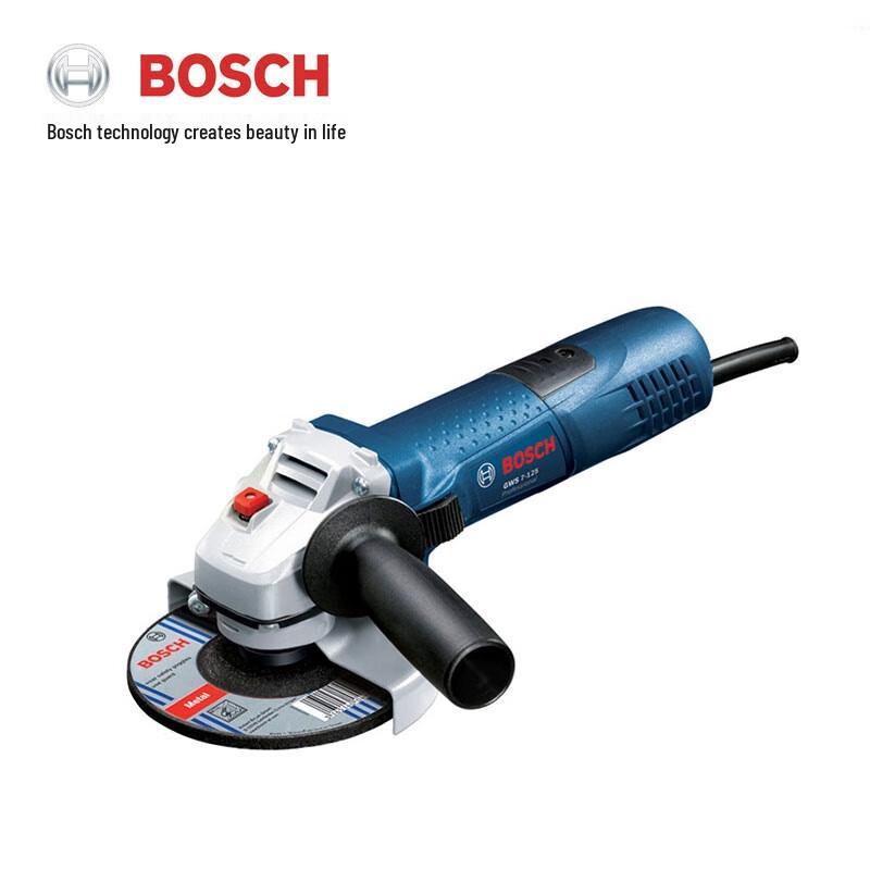 Bosch 720W Angle Grinder GWS 7-125 CN plug (adapter included)