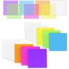 Transparent Sticky Notes 500 Pcs, MIUTME Clear Sticky Notes Waterproof Translucent Color Memo Pad 3 X 3 Inch, See Through Notes for Office College