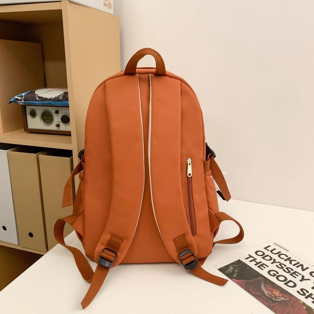 Schoolbag Japanese ins Tooling Wind Large Capacity Middle School Student Casual Backpack Flip Strong and Durable Elementary School Backpack