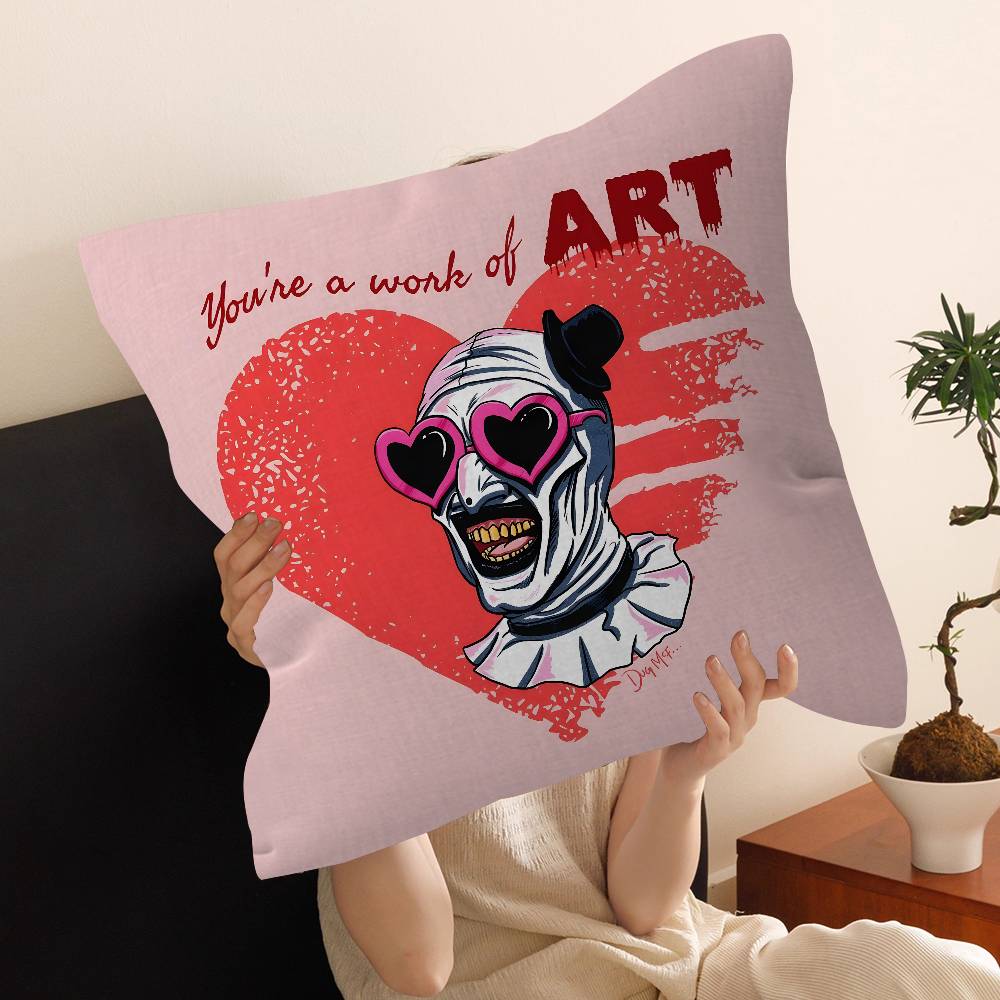 Film Funny TTerrifier Horror   pillow cover sofa cushion cover home room decoration children gift