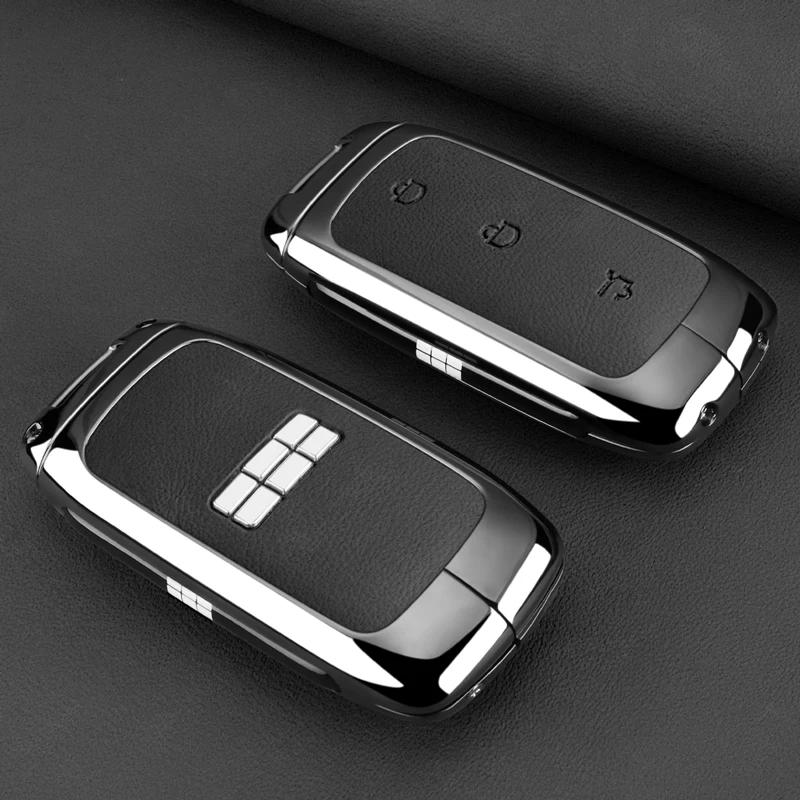 

Cover Case Shell Keychain Car Accessories Key Bag For Geely Galaxy EX5 E5 L6 L7 EMI NO.1 Proton e.MAS 7 5 E8 Starry 8 Remote