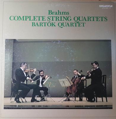 LP Record BRAHMS  BARTK QUARTET EDE BANDA  Complete String Quartets K17C93412 HUNGAROTON 1983 Japan Obi Classical Used