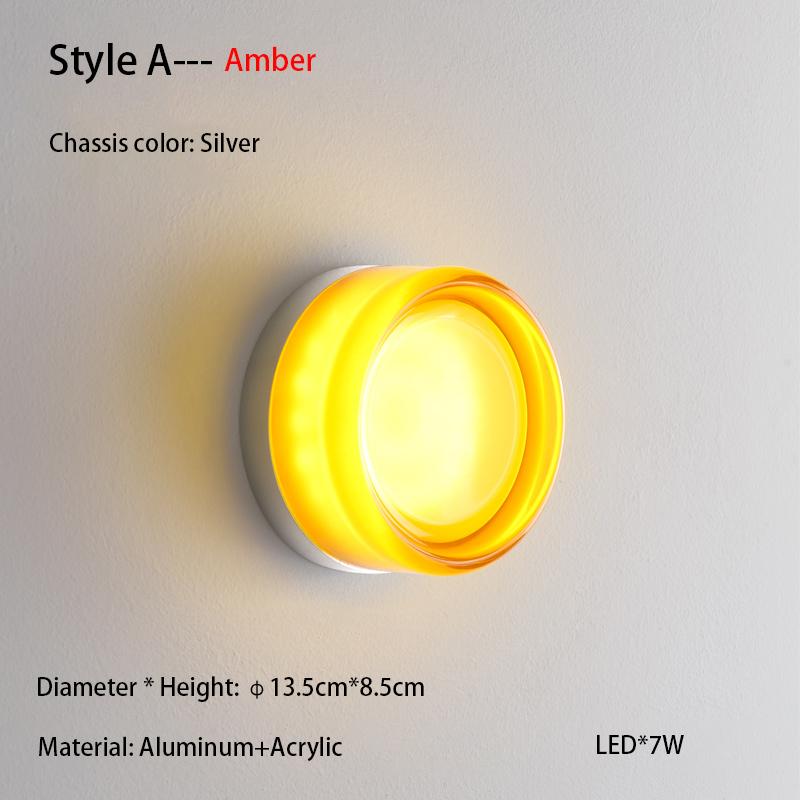 Modern Aluminum Acrylic Wall Lamps Bedroom Bedside Dining Room Staircase Wall Lamps Outdoor Waterproof Wall Lamps Ceiling Lamps