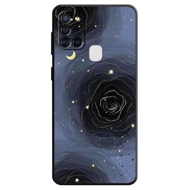 Süße Schmetterling Blume Blatt Handytasche für Samsung Galaxy A02s A40 A50 A70 A20e A03s A04s A10s A03 Core A04 A10 A02 A01 Abdeckung