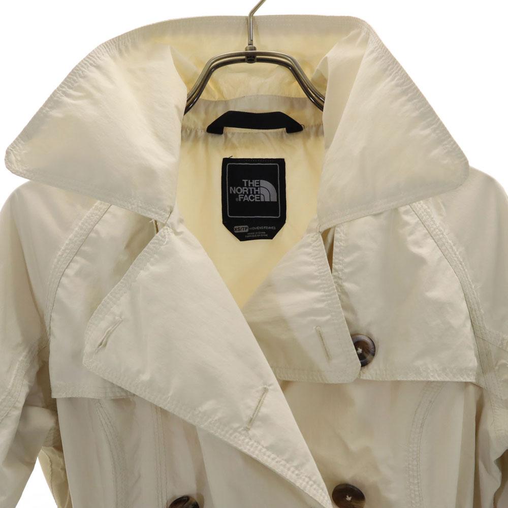 The North Face Trench Coat XS Beige Belted Outdoor Women Used
