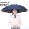 XL Adult 3-Fold Sun & Rain Umbrella Hat for Fishing, Sanitation, Tea Picking, Lingzhi
