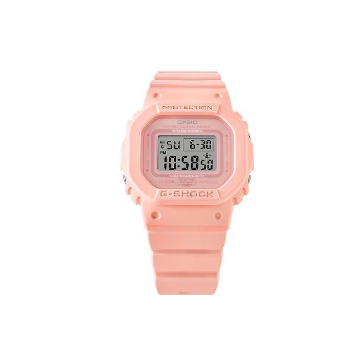 

Casio 200 Meters Waterproof Quartz Movement Resin Strap Watch Pink Dial Women watches GMD-S5600BA-4 Pink Watch Dial