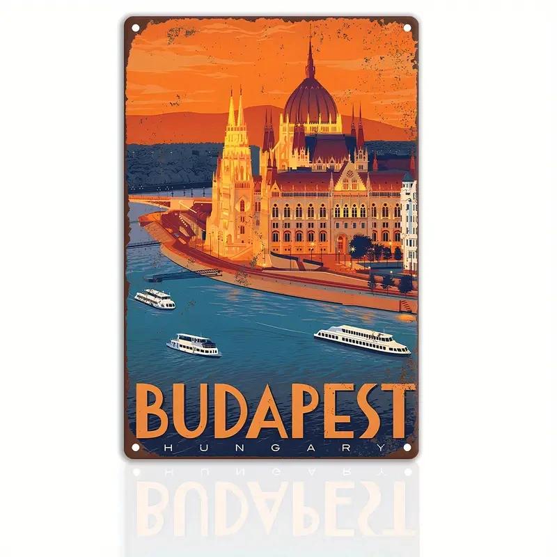 Retro Metal Sign Travel The World VENICE CANADA TORONTO  Vintage Poster Home Bar Room Pub Cafe Club Hotel Wall Decor Plate