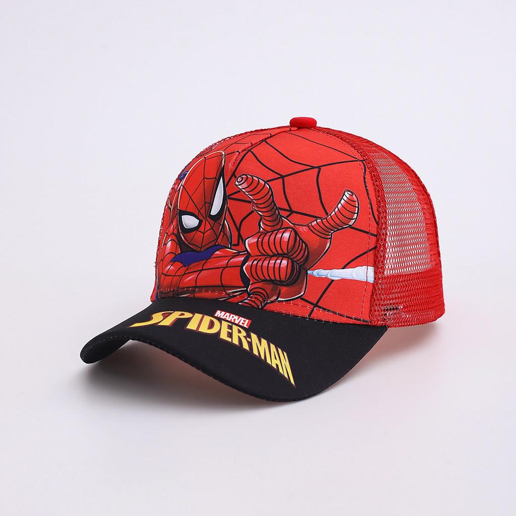 Childrens Cartoon Spider Man Baseball Cap With Breathable Polyester For Summer Outdoor Play