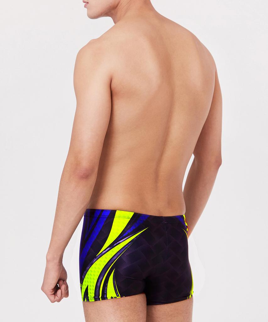 Laelliseupocheu [Qsmq216 Blk] Lauer Men'S Square Swimsuit Black