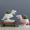 Direkt vom Hersteller M Blumentopf Geschenkset Dinosaurier Blumentopf Dekoration Keramik Schreibtisch Sukkulente Vertikaljalousie Lamellen Stoff