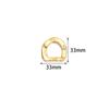 10pcs/bag Plated Acrylic Chain Tail Buckle Link Chain Connector For Jewelry Making Components Woman Handbag Parts Accessories