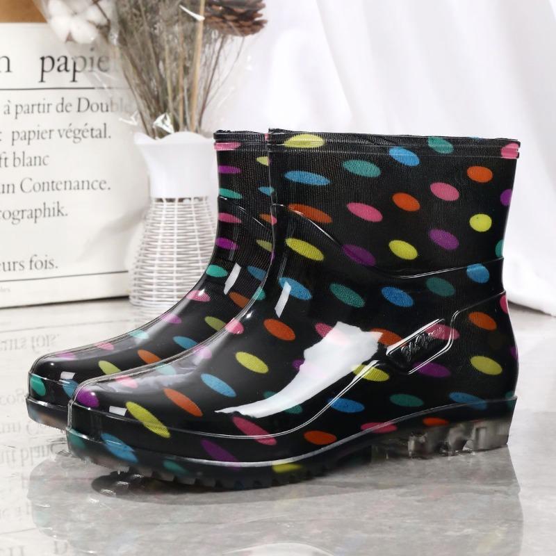 New jelly boots rain shoes women s deodorant short water shoes adult highend waterproof shoes rain boots work 36