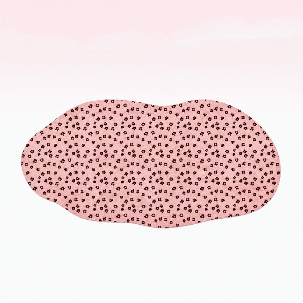 Pink 80CM Makeup Desk Mat Stain-resistant Desktop Decor Pad Office Desk Mat Vanity or Workspace