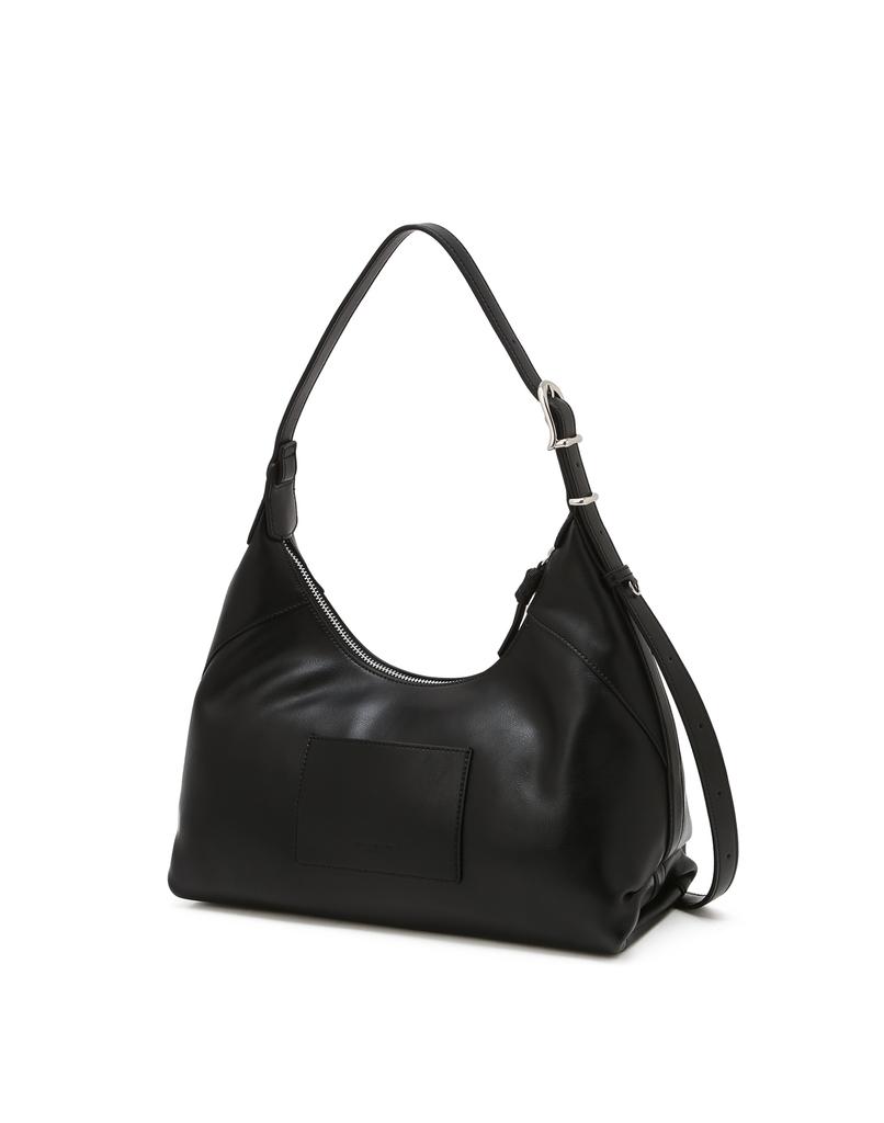 Jillstuart Acc [Lune] Lune Push-Lock Detail Leather Shoulder S Black