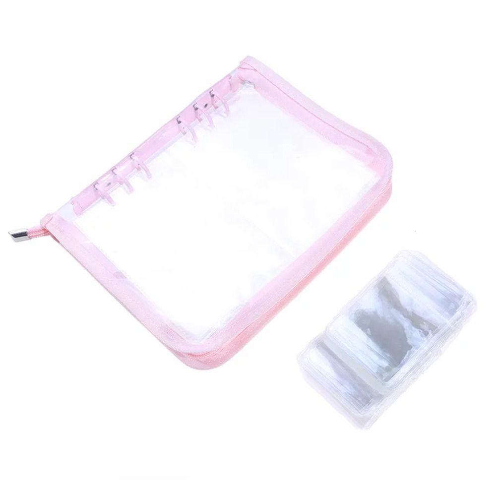 

Water-proof Necklace Earring Holder Bag Anti-oxidation Jewelry Bag Photo Storage Book Necklace розовый