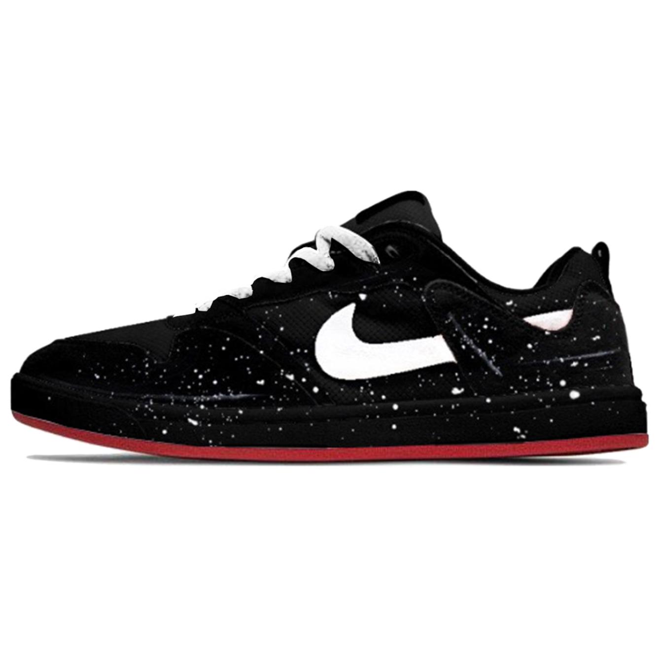 

Nike SB Alleyoop Coverage Low top Skateboard Shoes Men s Black White CJ0882-102(Team1000-1.0)