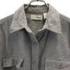 L.L.Bean 90s Old Long sleeve shirt M gray Outdoors Women Used