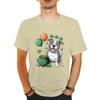 Funny St Patricks Day Dog Shirt Design Women Unisex Clothing Lucky Irish Day Shirt St Patricks Day Shamrock Leaves Casual Tops