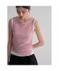 Layered Sleeveless Jersey Top Light Pink