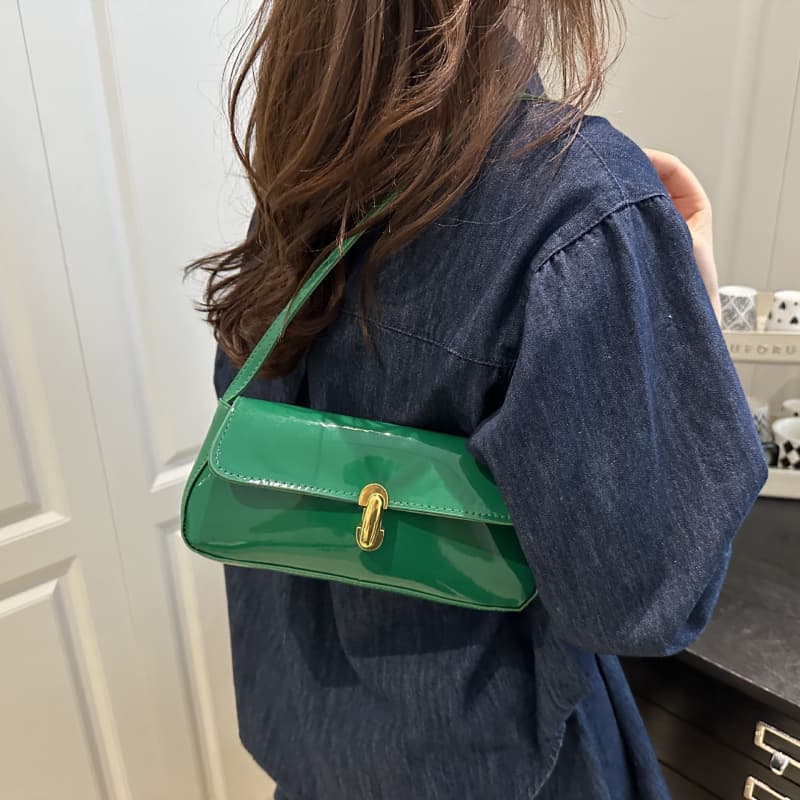 Women's vintage underarm bag hand-held small square bag