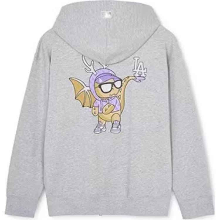 New MLB Los Angeles Dodgers Jackets Unisex Heather Gray 3ATRQ0141-07MGS