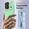 For iPhone 17 Pro Max Case Compatible with MagSafe Ripple Texture Liquid Silicone Protective Cover with Strap