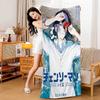 Anime Girl Reze Microfiber Blanket Quick Drying Beach Towels Oversized Printing Super Absorbent Pool Towel Blanket