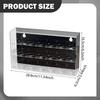 Golf Ball Display Case Clear Showcase Holds 18 Balls Collection Holder