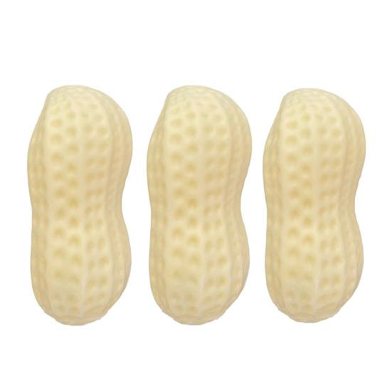 Dog Chew Toy Peanut Shaped Dental Health Toy Puppy Teething Toy for Aggressive Chewers Small to Large Dogs Teeth Cleaning