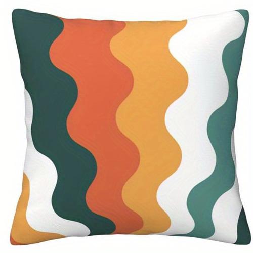 

Home Decor Vibrant Geometric Pattern Pillow Covers Pattern Cushion Cover Suitable for Sofa Bedroom Car Pillow Cover 40x40cm 16x16in