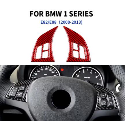 Sticker For BMW 1 Series E82 E88 2008-2013 Accessories Carbon Fiber Car Automatic Special Interior Trim Cover Sticker Styling