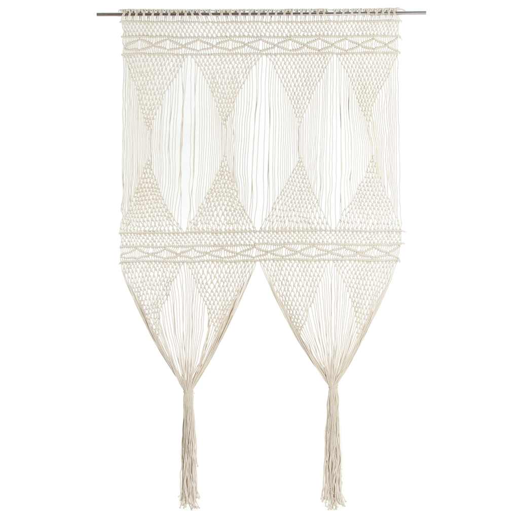 Macrame Curtain 140 x 240 cm Cotton
